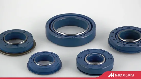 FKM/HNBR/PU Rotary Shaft Oil Seals -40° C~180° C, NBR/ACR/Vmq Cr/EPDM Radial Lip Seals for Auto/Machinery OEM